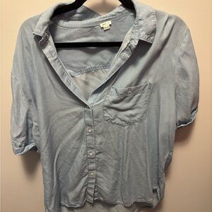 Aerie Light Blue Casual Shirt